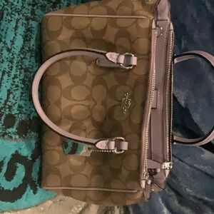Coach Brown and Purple Women's Bag